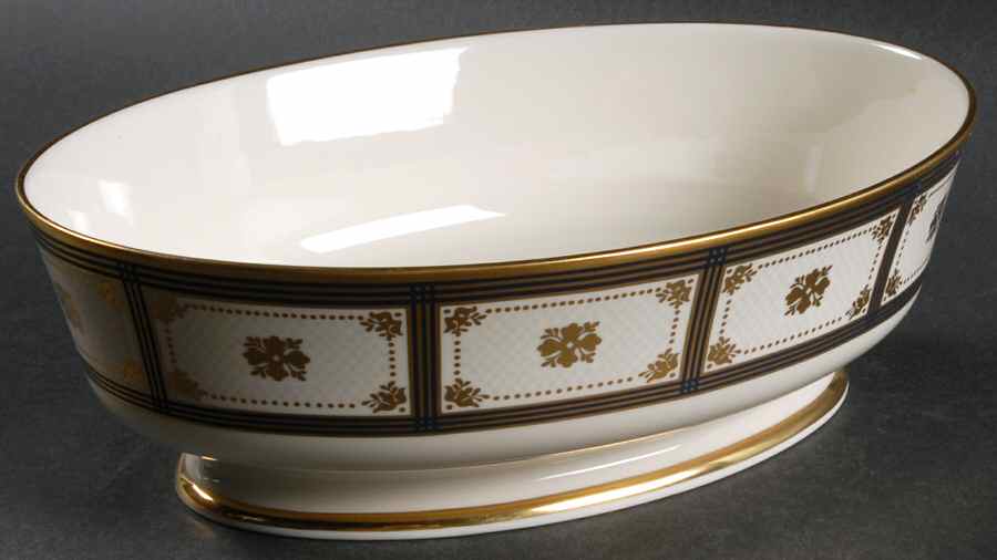Trovatore 9" Oval Vegetable Bowl by Lenox-1