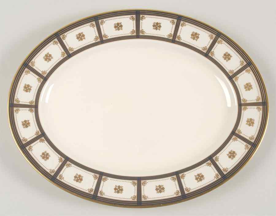 Trovatore 13" Oval Serving Platter by Lenox-1