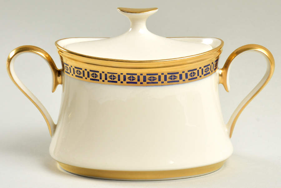 Tudor Sugar Bowl & Lid by Lenox-1