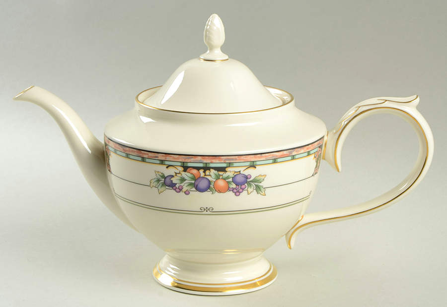 Tuscan Orchard Teapot & Lid by Lenox-1