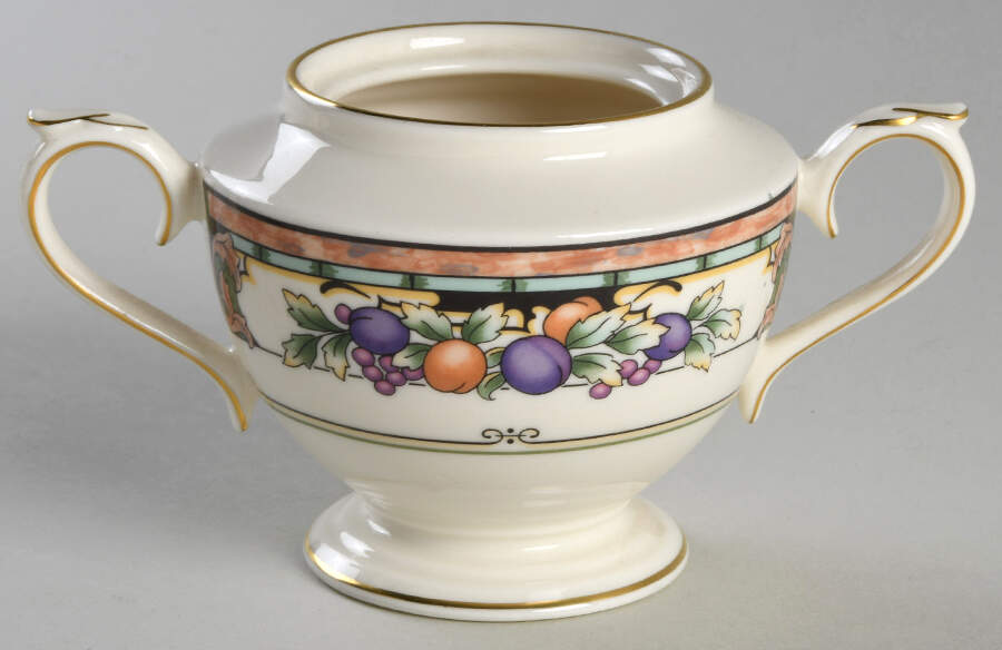 Tuscan Orchard Sugar Bowl No Lid by Lenox-1