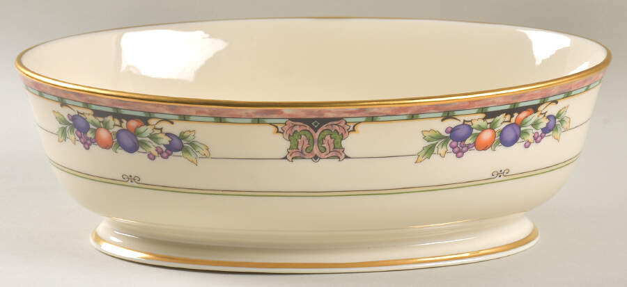 Tuscan Orchard 9" Oval Vegetable Bowl by Lenox-1