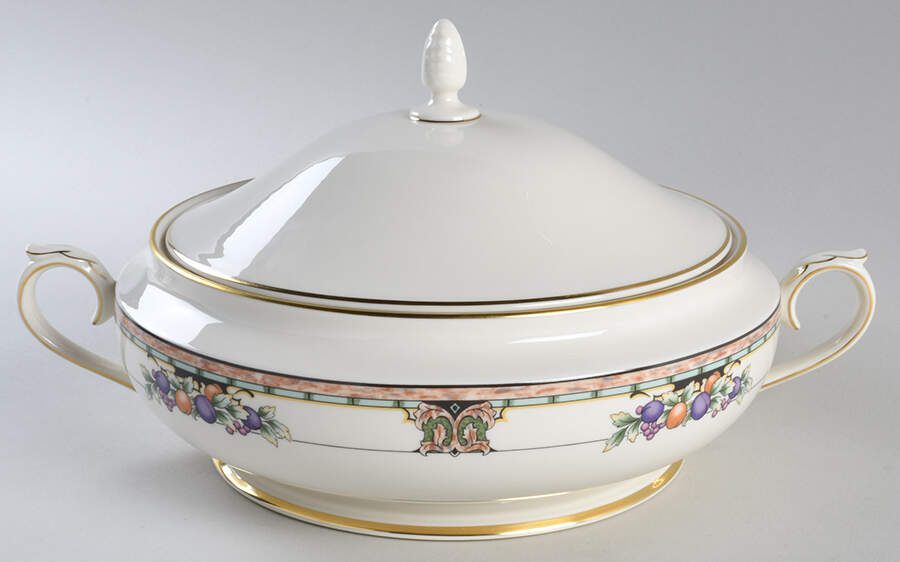 Tuscan Orchard Round Covered Vegetable by Lenox-1