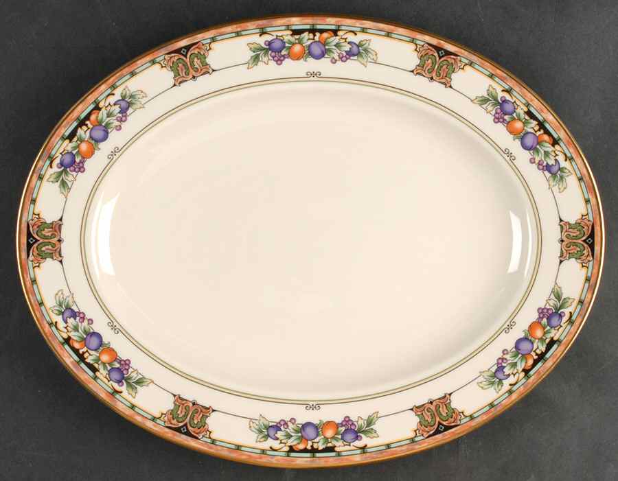 Tuscan Orchard 13" Oval Serving Platter by Lenox-1