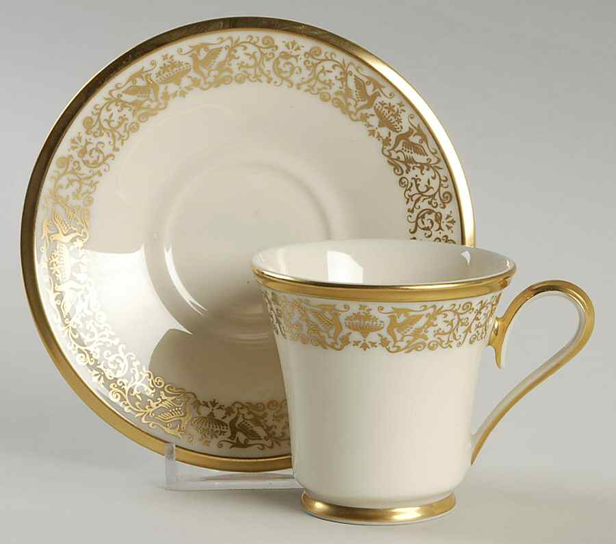 Tuscany Footed Demitasse Cup & Saucer Set by Lenox-1