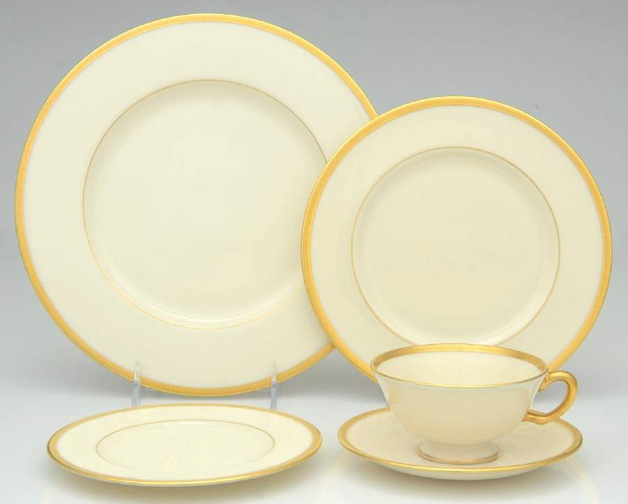 Tuxedo (Gold Backstamp) 40 Piece Estate Set by Lenox-1