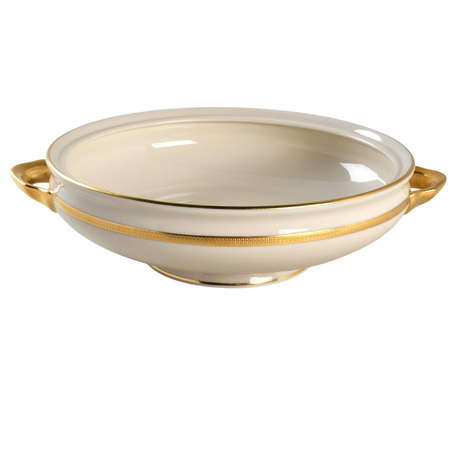 Tuxedo (Gold Backstamp) Round Vegetable No Lid by Lenox-1