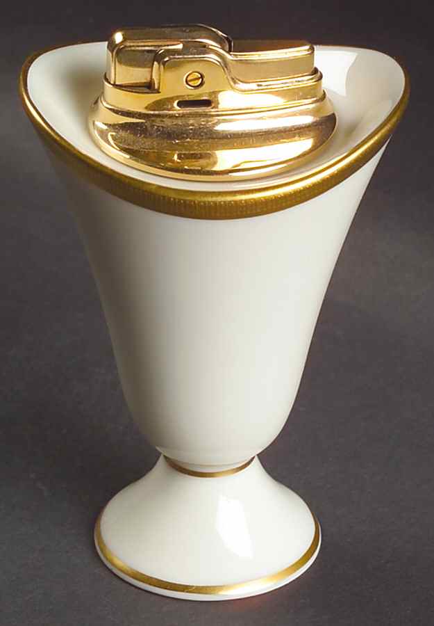Tuxedo (Gold Backstamp) Cigarette Lighter by Lenox-1