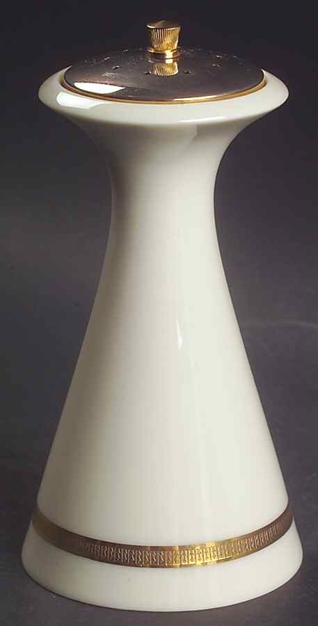 Tuxedo (Gold Backstamp) Salt Mill by Lenox-1
