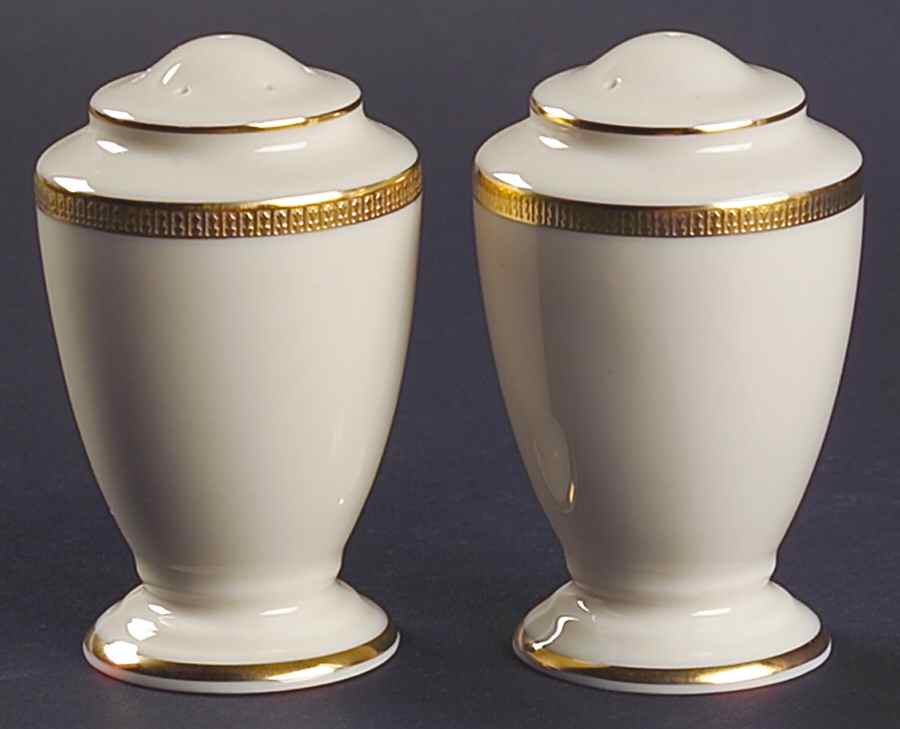 Tuxedo (Gold Backstamp) 99 Shape Salt & Pepper Set by Lenox-1