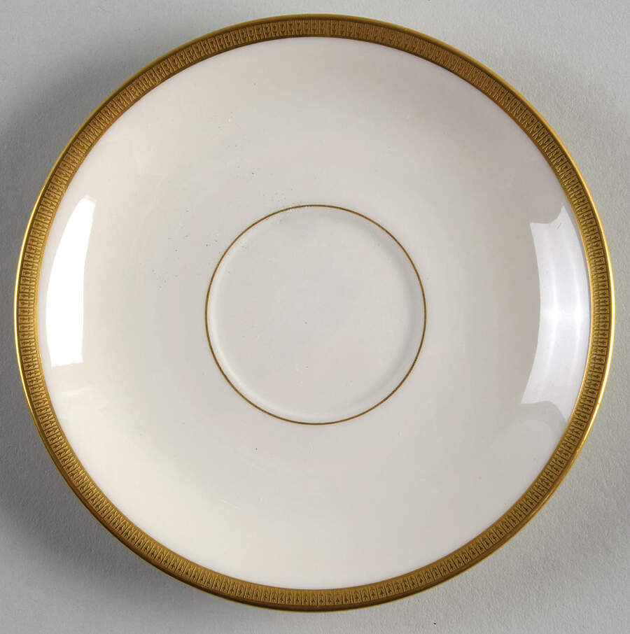 Tuxedo (Green Backstamp) Saucer by Lenox-1