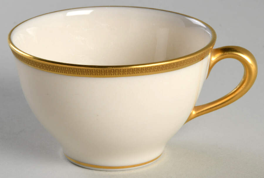 Tuxedo (Green Backstamp) Flat Cup by Lenox-1