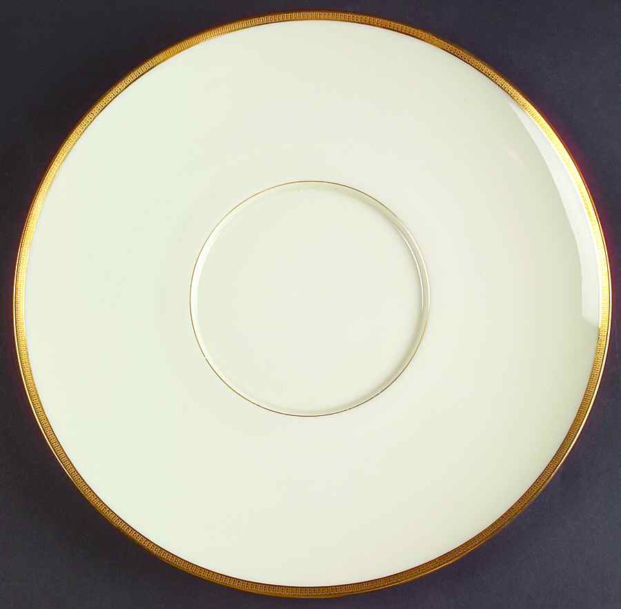 Tuxedo (Green Backstamp) Cheese and Cracker Plate by Lenox-1