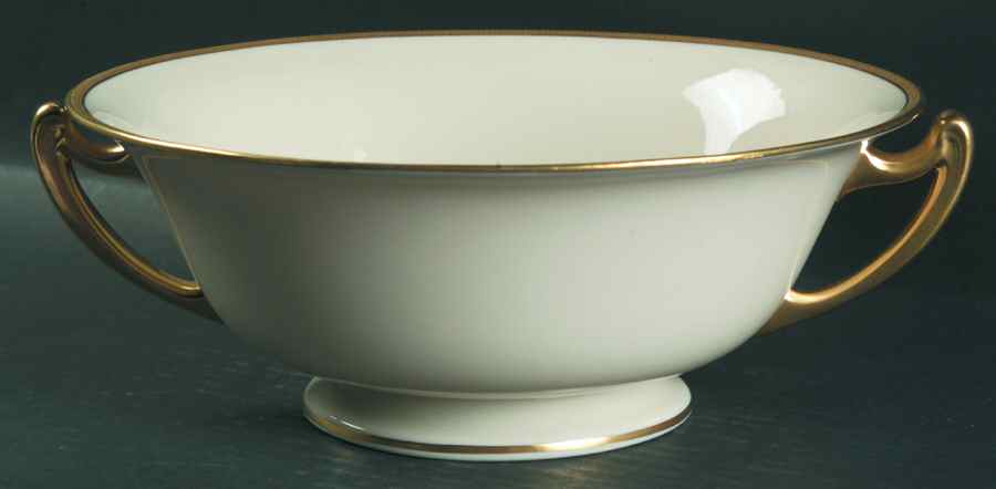 Tuxedo (Green Backstamp) 9" Salad Serving Bowl by Lenox-1
