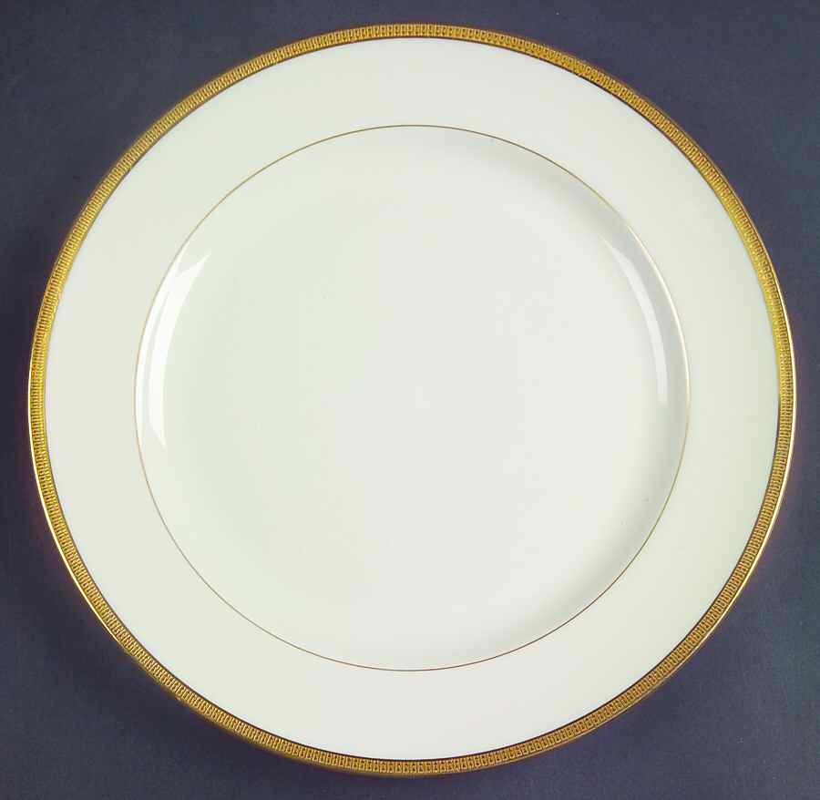 Tuxedo (Green Backstamp) Luncheon Plate by Lenox-1