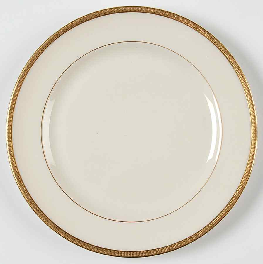 Tuxedo (Green Backstamp) Dessert/Pie Plate by Lenox-1