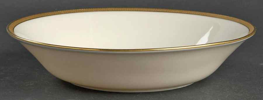 Tuxedo (Green Backstamp) Coupe Soup Bowl by Lenox-1