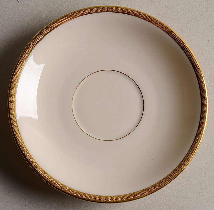 Tuxedo (Green Backstamp) Saucer for Cream Soup Bowl by Lenox-1