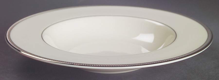 Tuxedo Platinum (Newer, Presidential Shape) Rim Soup Bowl by Lenox-1