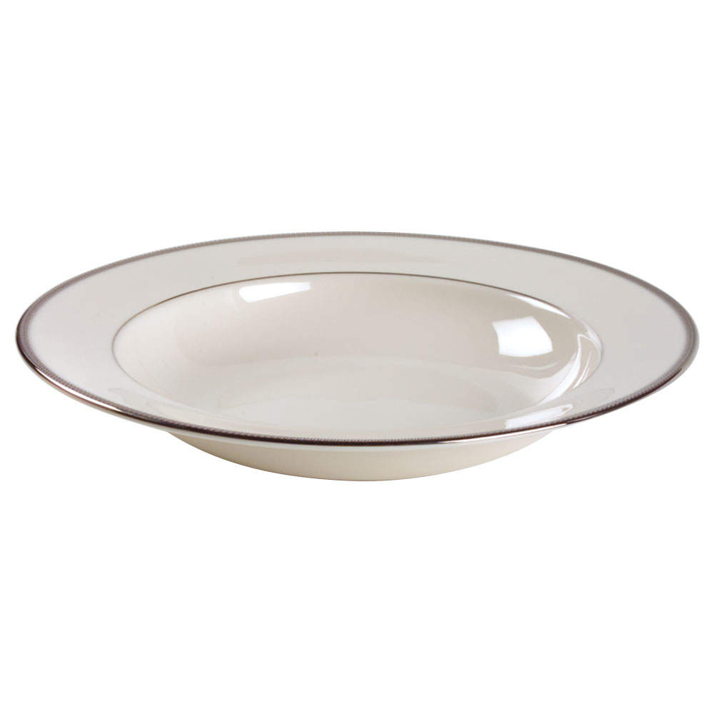 Tuxedo Platinum (Newer, Presidential Shape) 9" 1999 Shape Soup/Pasta Bowl by Lenox-1