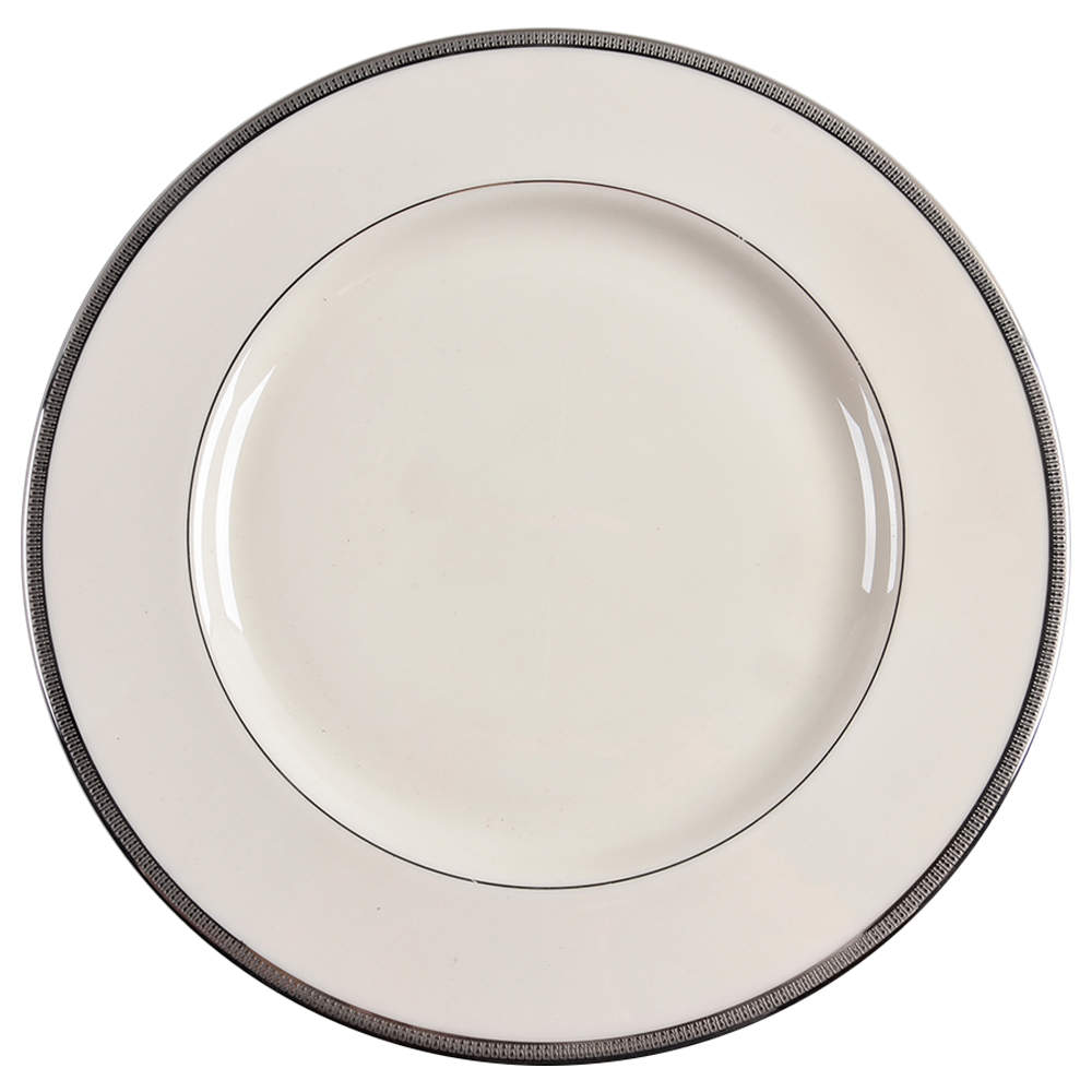 Tuxedo Platinum (Newer, Presidential Shape) Dinner Plate by Lenox-1