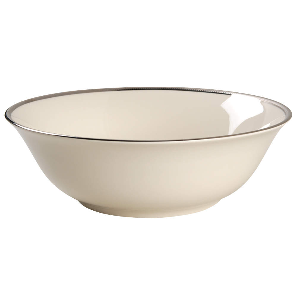 Tuxedo Platinum (Newer, Presidential Shape) 9" Round Vegetable Bowl by Lenox-1