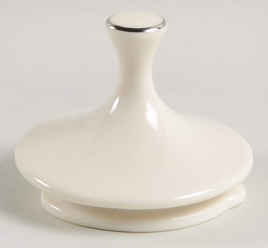 Tuxedo Platinum (Newer, Presidential Shape) Lid for Coffee Pot by Lenox-1