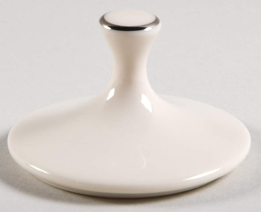 Tuxedo Platinum (Newer, Presidential Shape) Lid for Sugar Bowl by Lenox-1