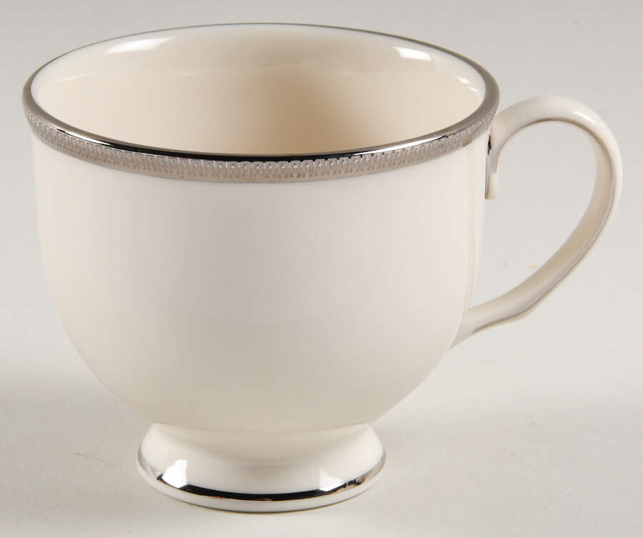 Tuxedo Platinum (Newer, Presidential Shape) Footed Cup by Lenox-1