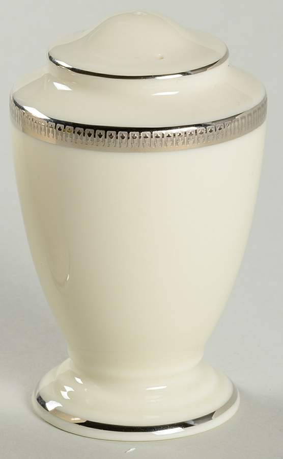 Tuxedo Platinum (Newer, Presidential Shape) 99 Shape Pepper Shaker by Lenox-1
