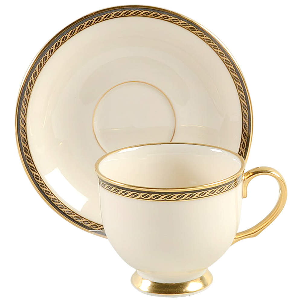 Tyler Footed Cup & Saucer Set by Lenox-1