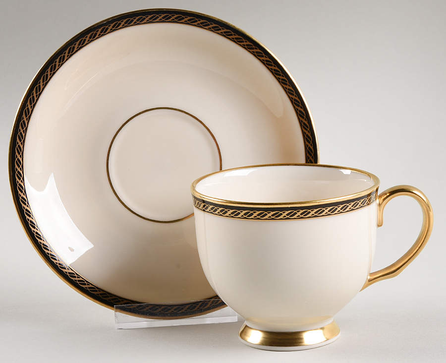 Tyler Footed Cup & Saucer Set by Lenox-1