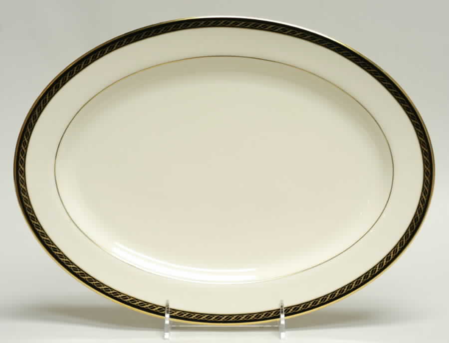 Tyler 13" Oval Serving Platter by Lenox-1