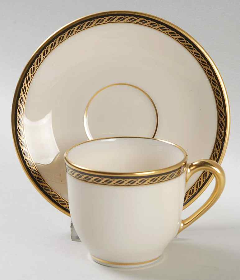 Tyler Flat Demitasse Cup & Saucer Set by Lenox-1