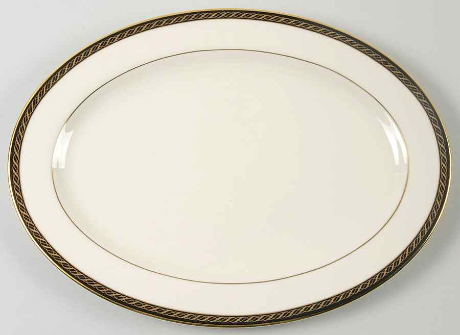 Tyler 13" Oval Serving Platter by Lenox-1