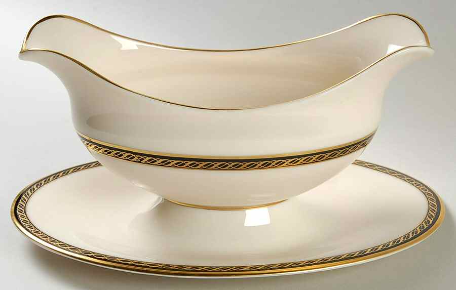 Tyler Gravy Boat with Attached Underplate by Lenox-1