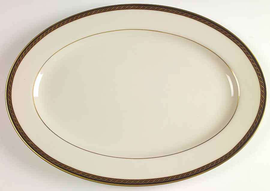 Tyler 16" Oval Serving Platter by Lenox-1