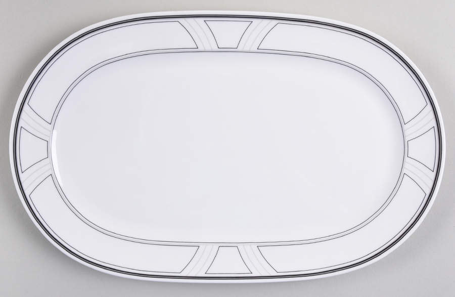Uptown 13" Oval Serving Platter by Lenox-1