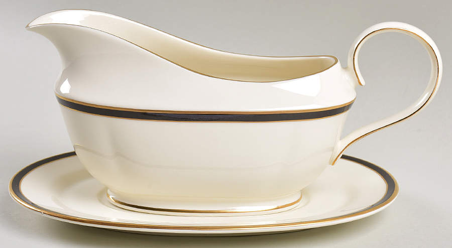Urban Lights Gravy Boat & Underplate by Lenox-1