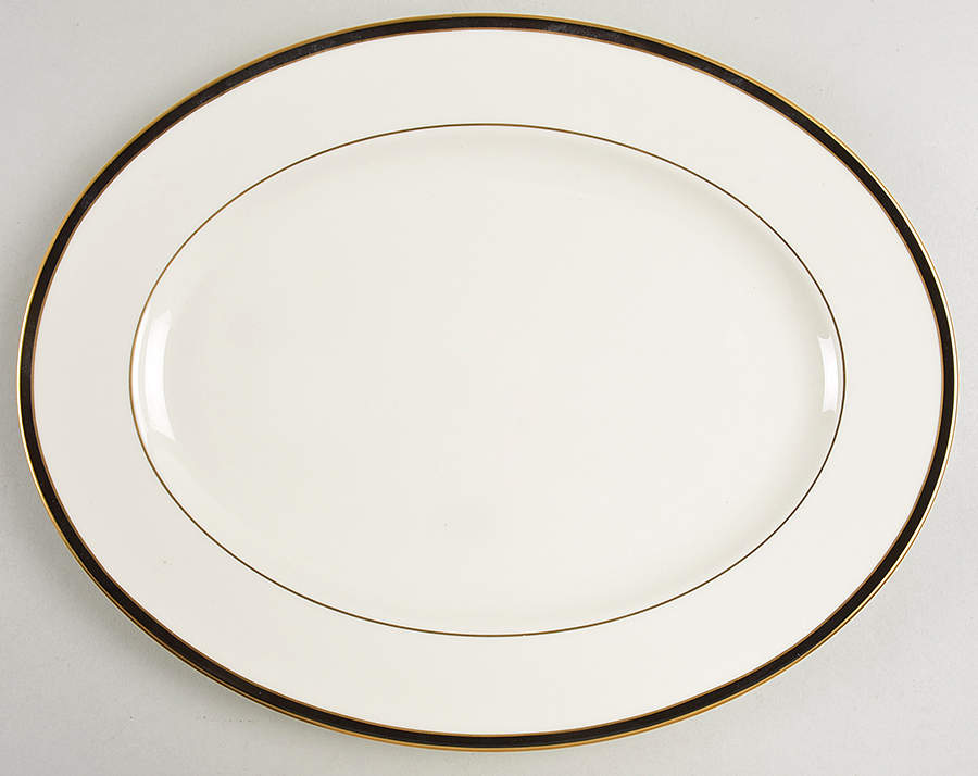 Urban Lights 13" Oval Serving Platter by Lenox-1