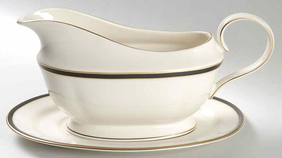 Urban Lights Gravy Boat & Underplate by Lenox-1