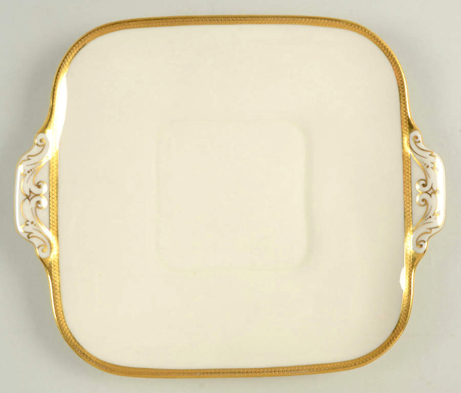 V36 Square Handled Cake Plate by Lenox-1