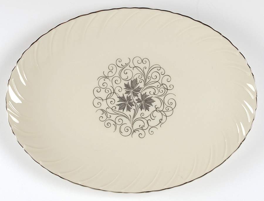 Valera 13" Oval Serving Platter by Lenox-1