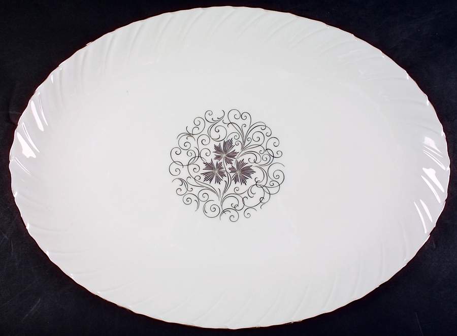 Valera 17" Oval Serving Platter by Lenox-1
