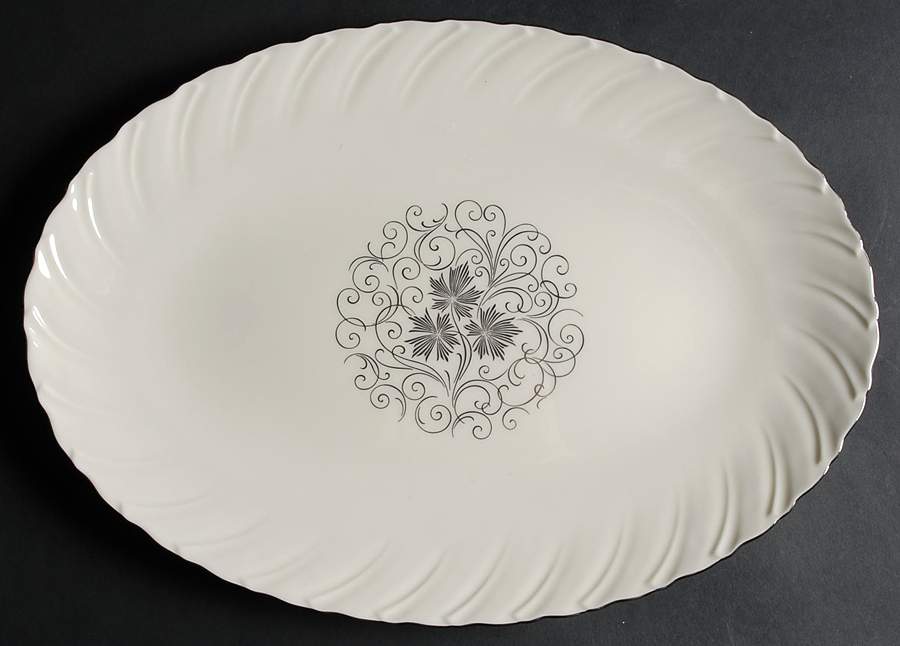 Valera 15" Oval Serving Platter by Lenox-1