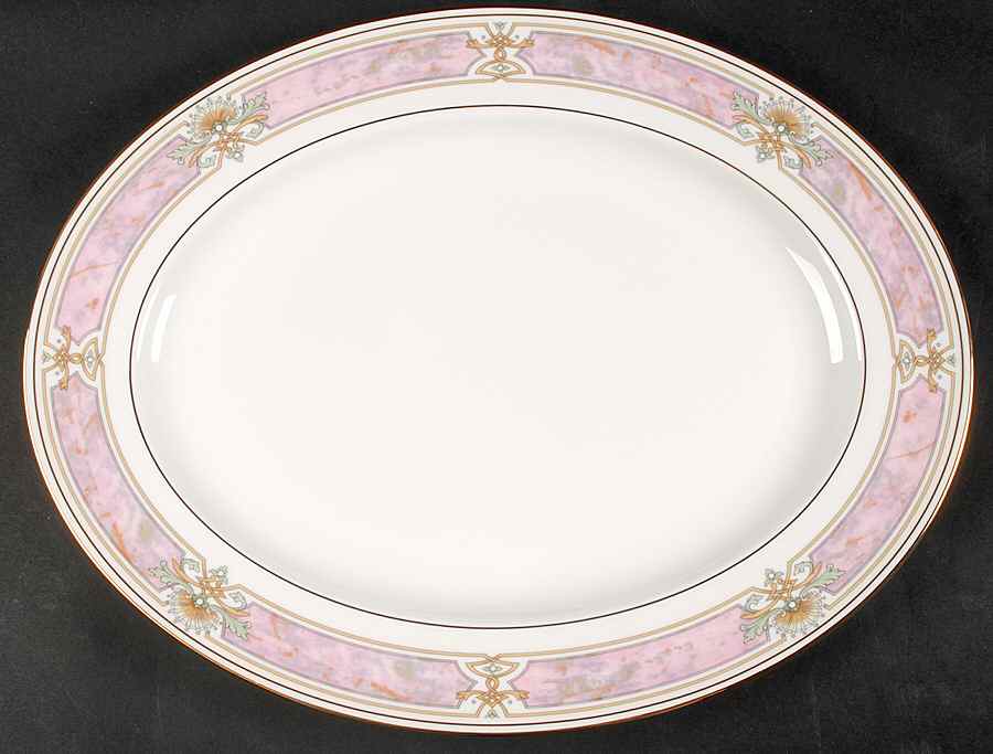 Venetian Marble 16" Oval Serving Platter by Lenox-1