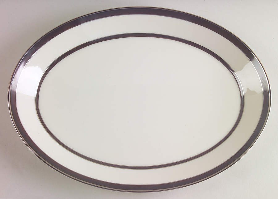Venture 13" Oval Serving Platter by Lenox-1