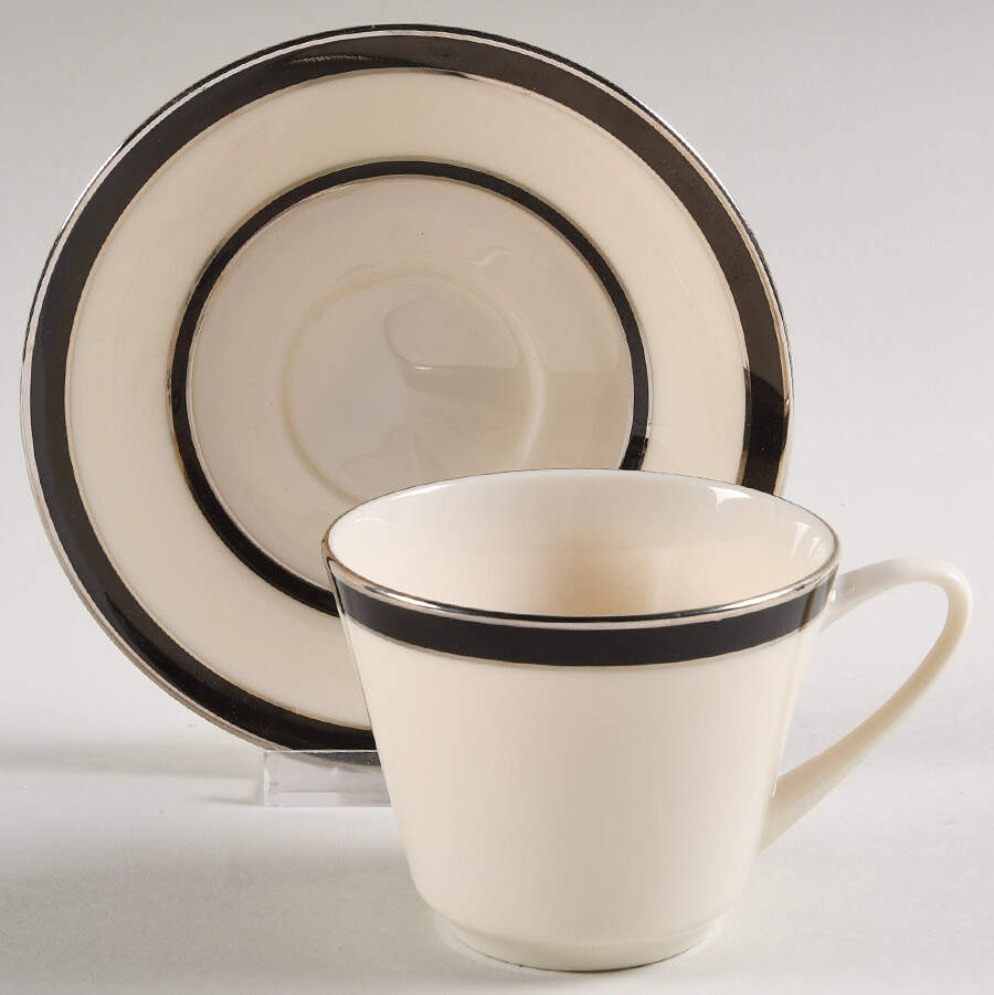 Venture Flat Cup & Saucer Set by Lenox-1