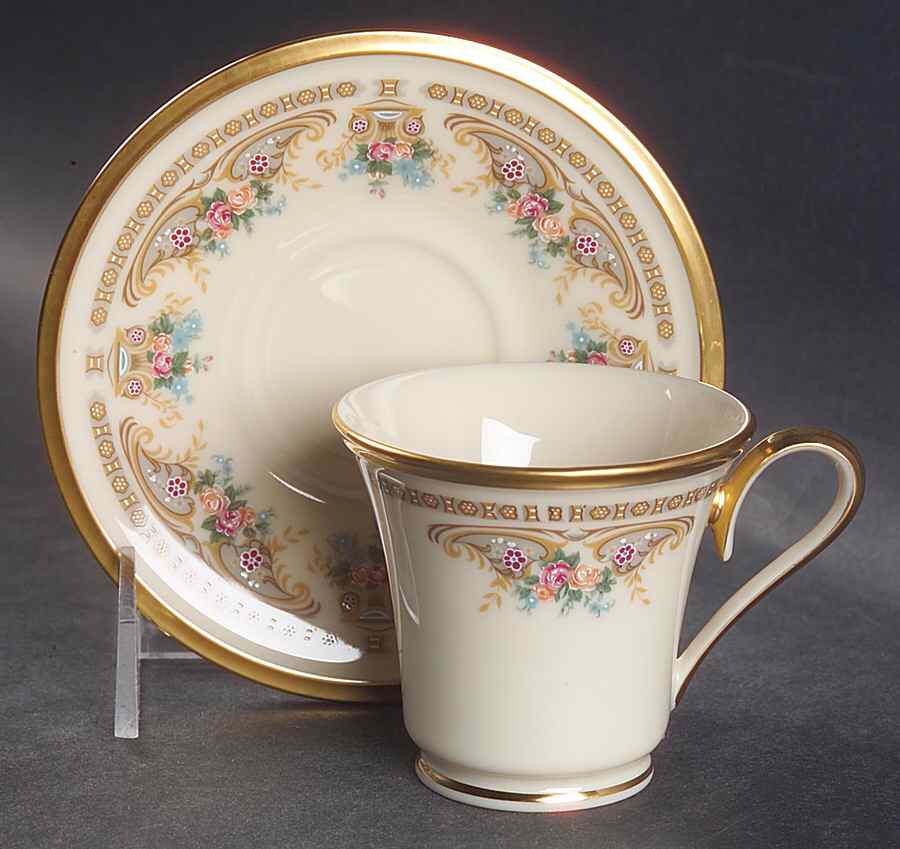 Versailles Footed Demitasse Cup & Saucer Set by Lenox-1