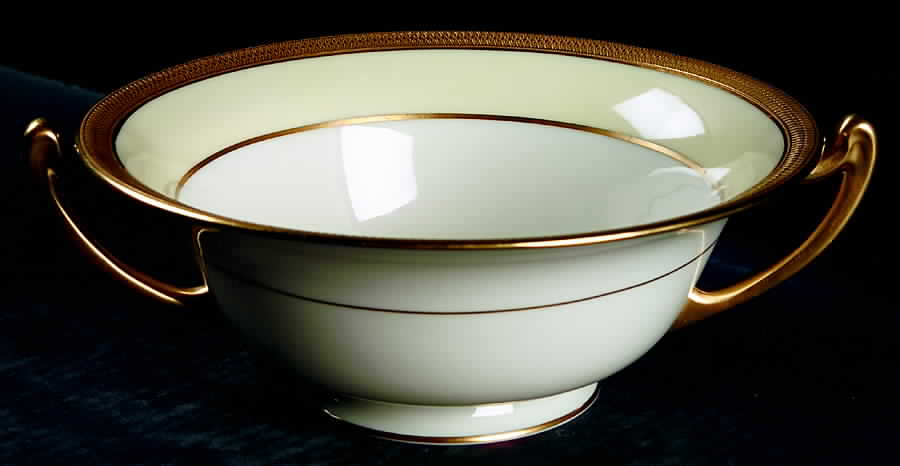 Vernon (Cream Rim) Large Berry Bowl by Lenox-1